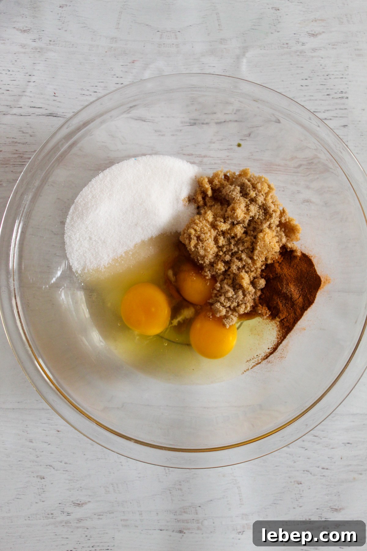 ingredients in a glass bowl