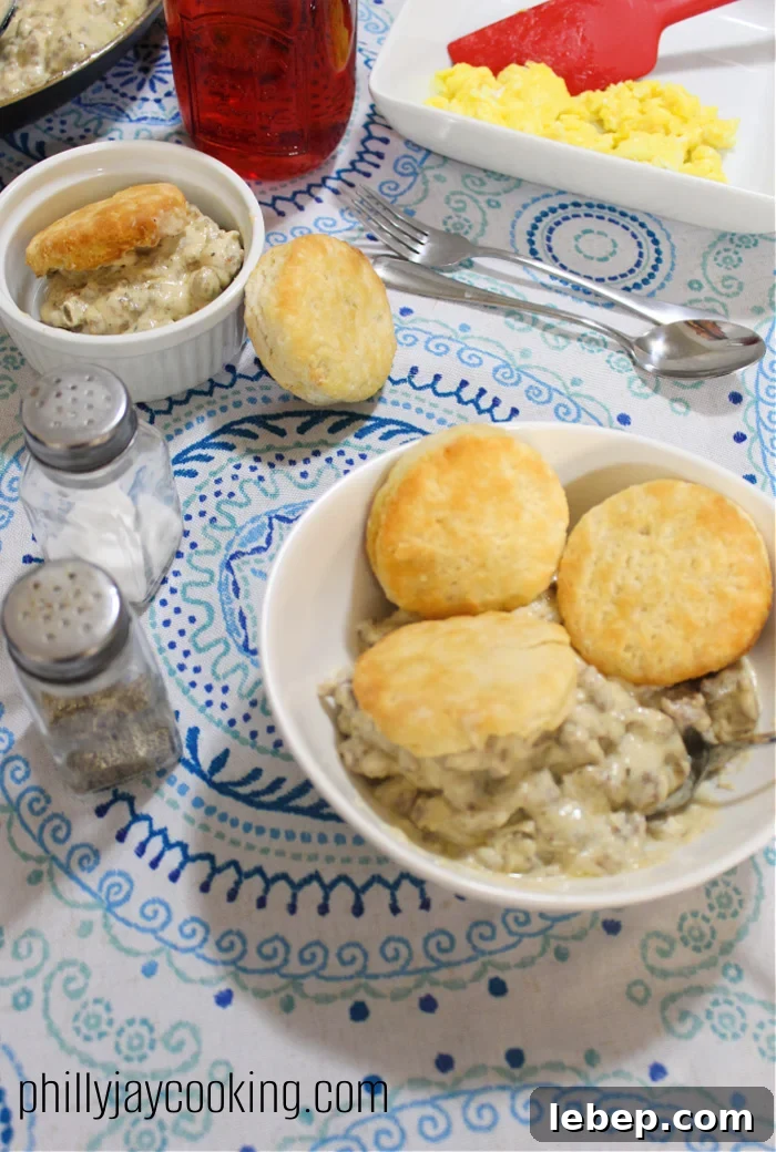 Homemade Country Sausage Gravy Recipe with Video Tutorial 3 Country-Style Sausage Gravy Recipe