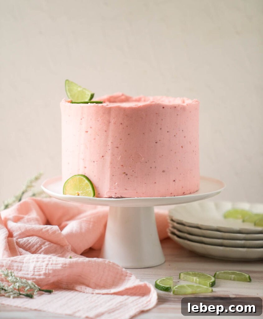 Strawberry Lime Cake