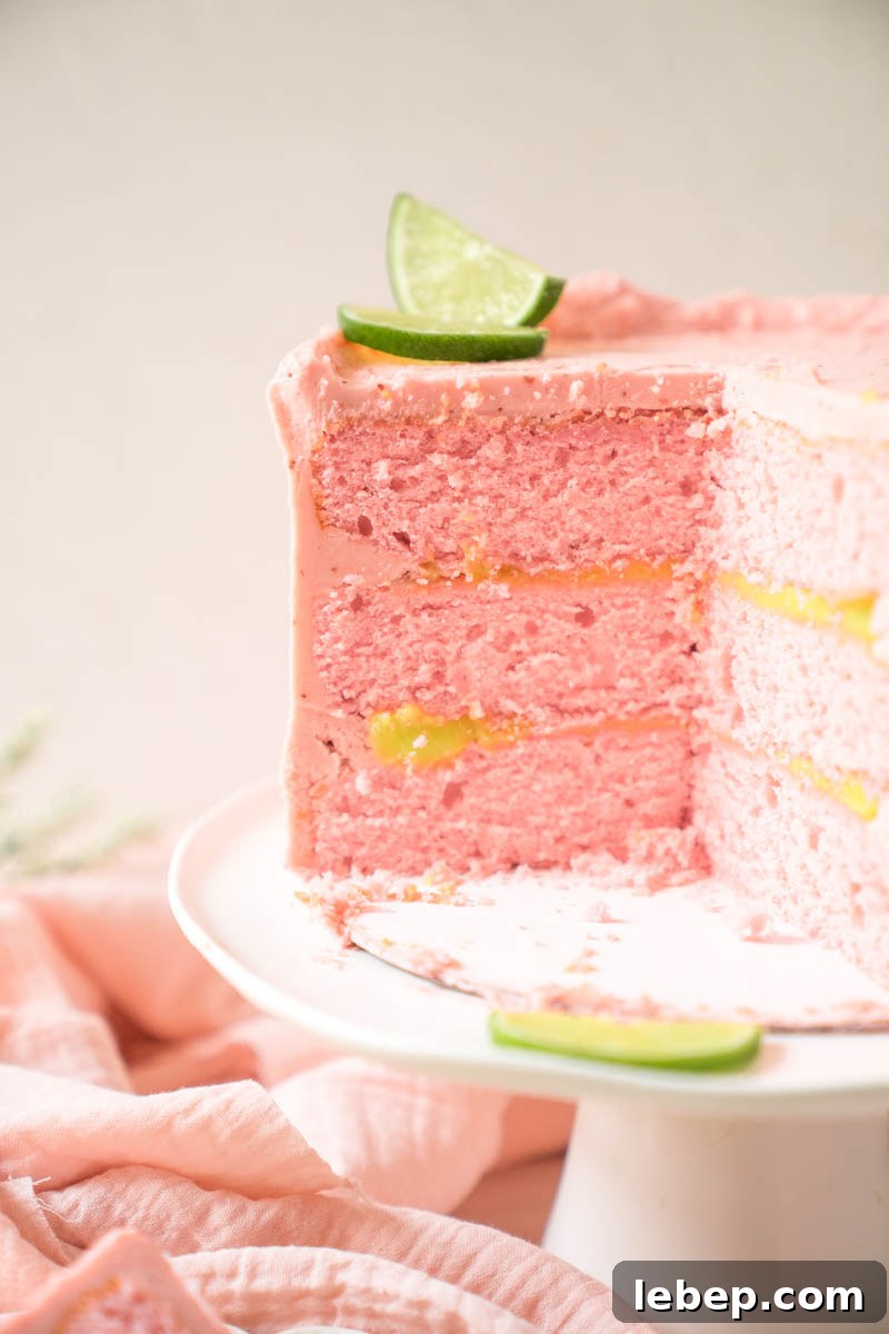 Assembled cake
