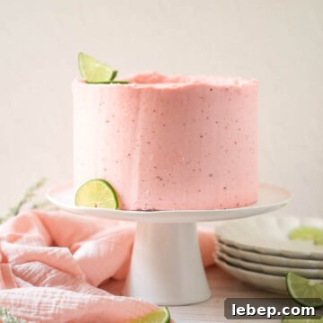 Strawberry Lime Cake