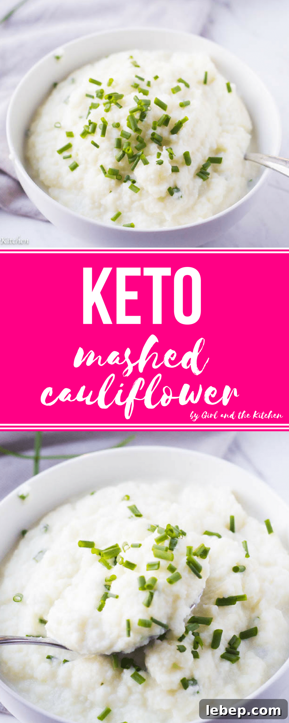 Better Than Potatoes Creamy Mashed Cauliflower - Girl and the Kitchen