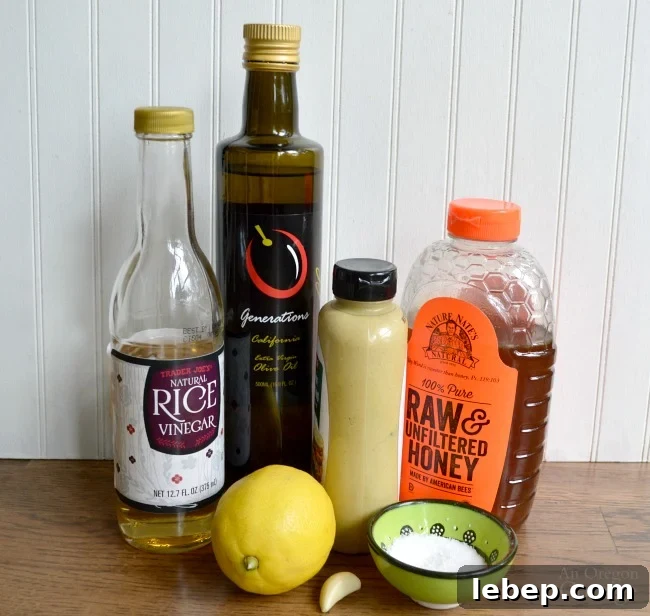 Honey Mustard Dressing ingredients