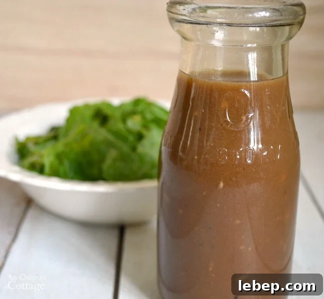 Balsamic vinaigrette salad dressing