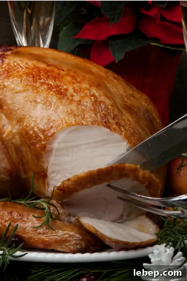 Oven-Roasted Turkey Recipe Without Brining: Juicy, Simple Roast 6 carving an oven roasted turkey