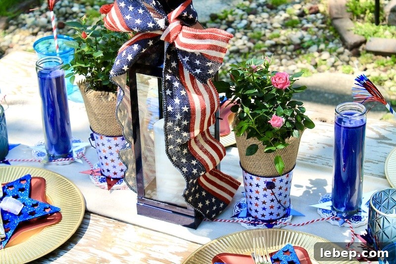 Rustic 4th of July Table Decoration Ideas for a Festive Celebration 6 4th of July decoration ideas