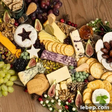 Christmas cheese board
