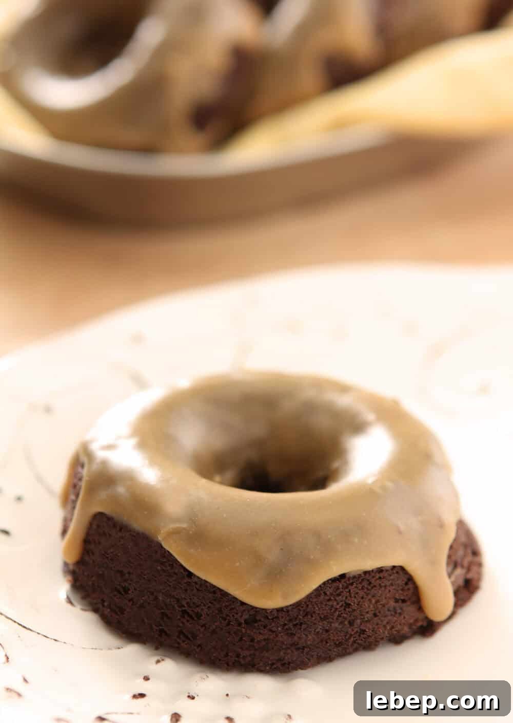 Baileys Salted Caramel Espresso Doughnuts close-up
