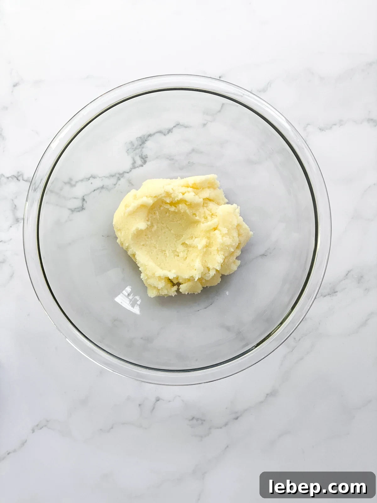 Snickerdoodle Cookies Without Cream of Tartar — Soft, Cinnamon-Sugar Recipe 5 butter and sugar mixed