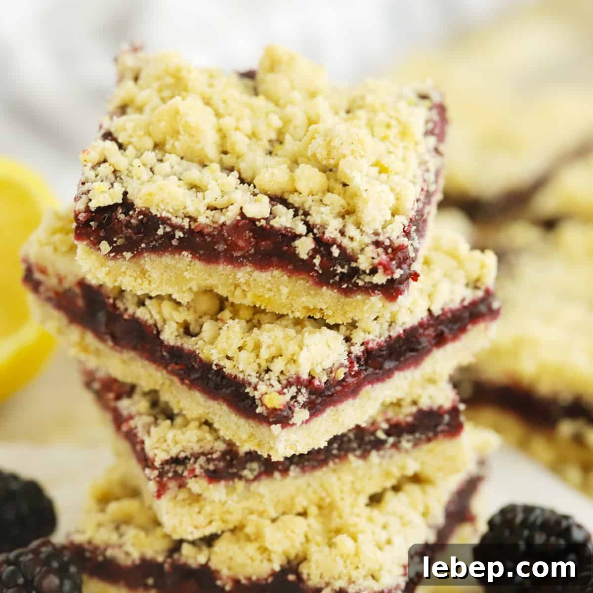 blackberry crumble bars recipe