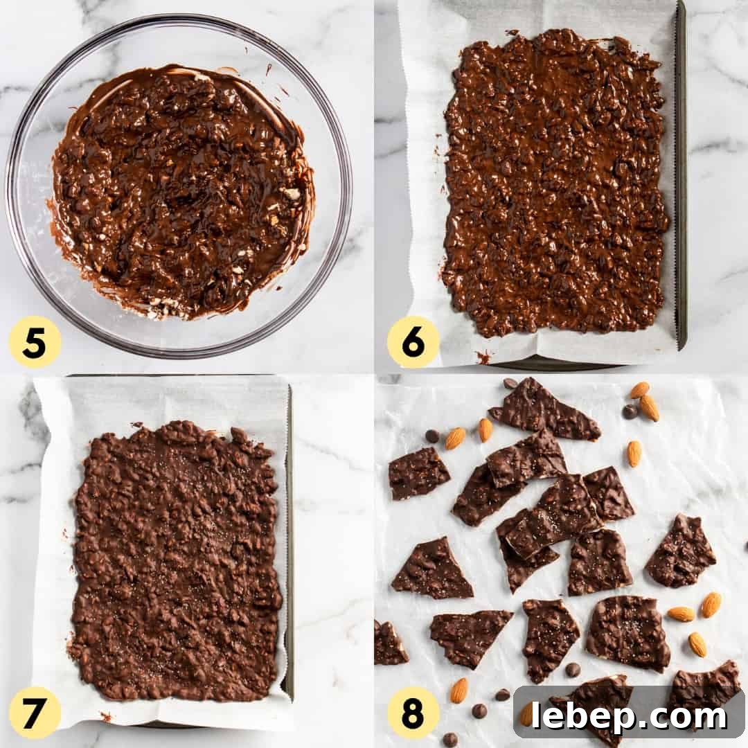 Set of process shots for recipe.