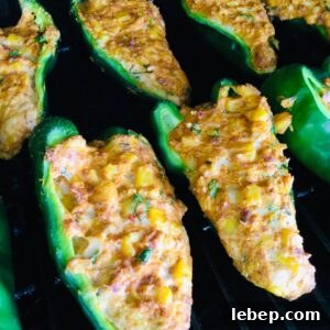 Traeger Chorizo Stuffed Poblanos