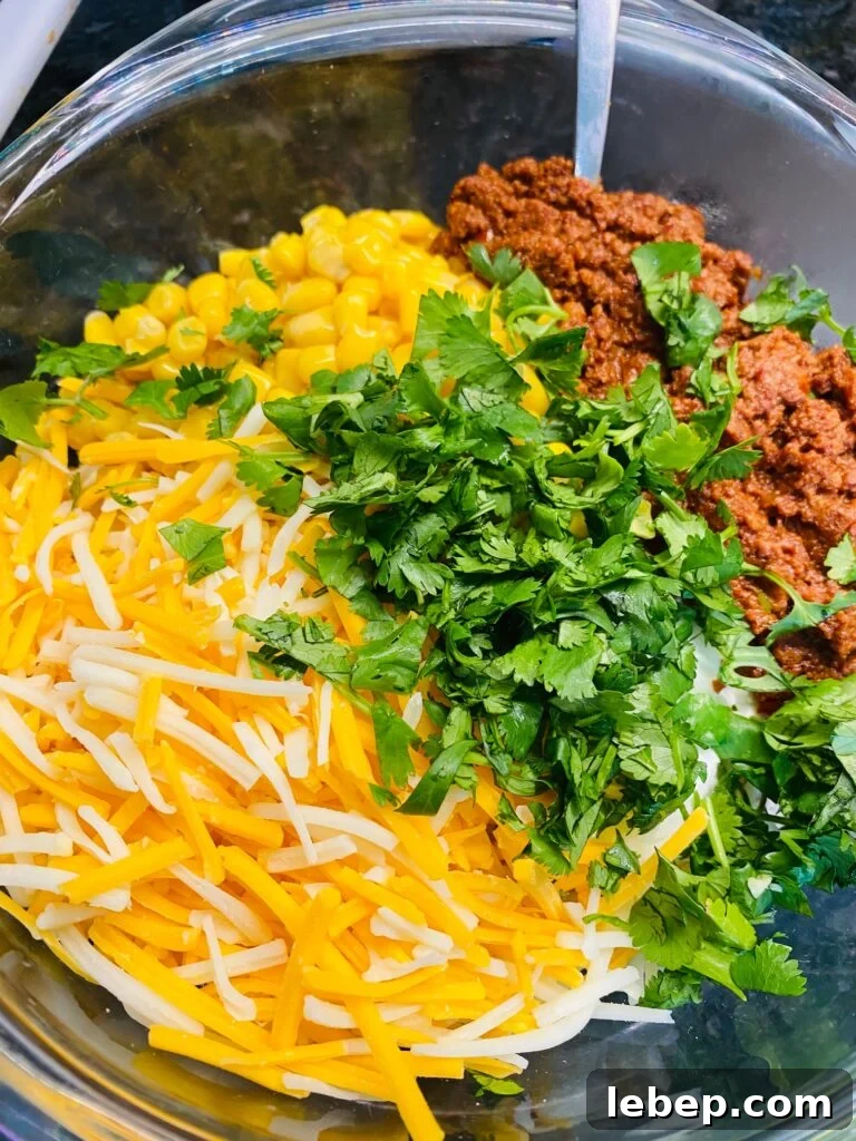 dip ingredients before mixing