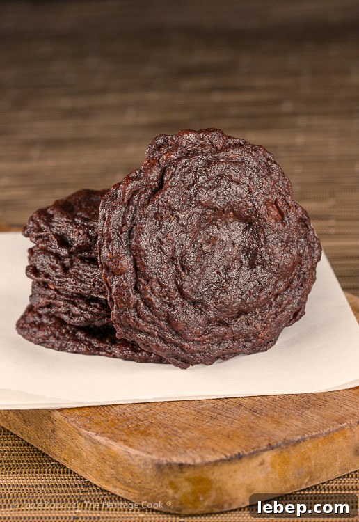 Secret Ingredient Crispy Chocolate Cookies © 2019 Jane Bonacci, The Heritage Cook