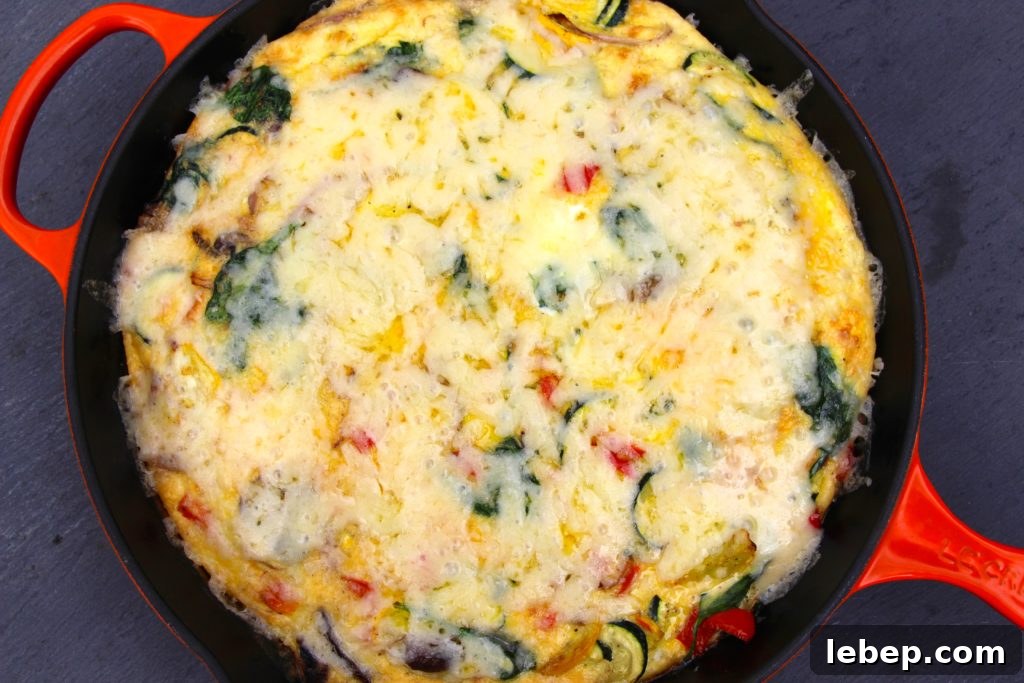 Roasted Vegetable Frittata Recipe for a Flavorful Brunch 2 Roasted Vegetable Frittata