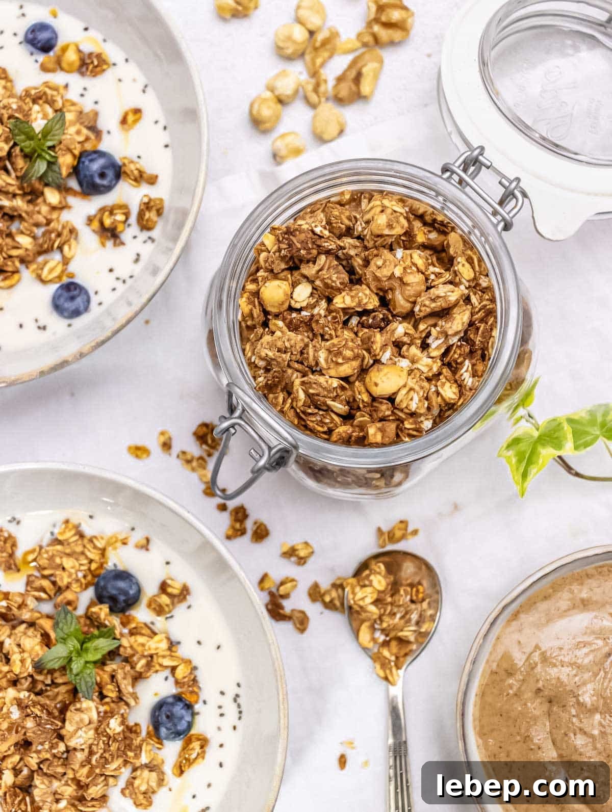 Granola recipe.