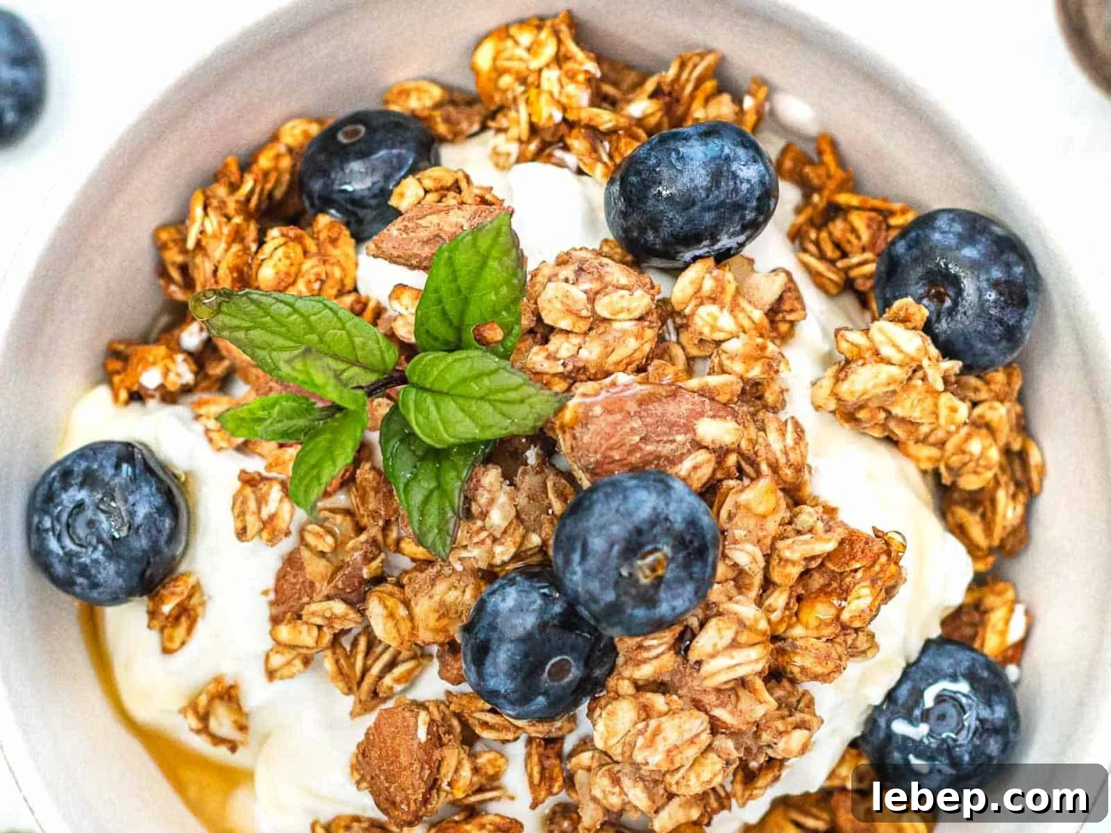 Granola with yogurt