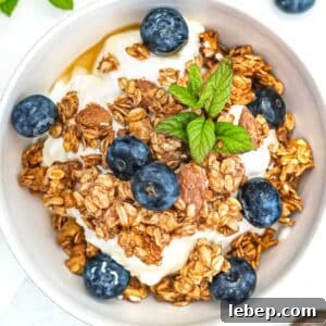 Granola recipe.