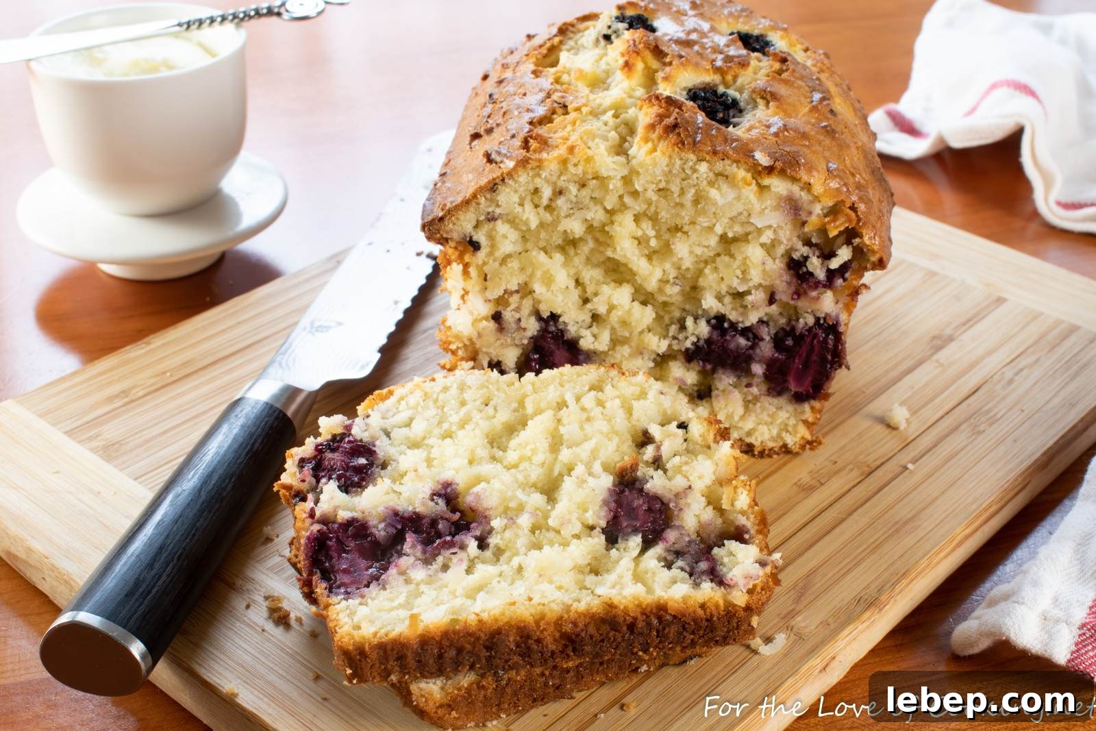 Blackberry Coconut Bread