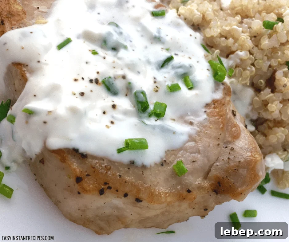Instant Pot Pork Chops in Creamy Chive Sauce 2 img 331 1