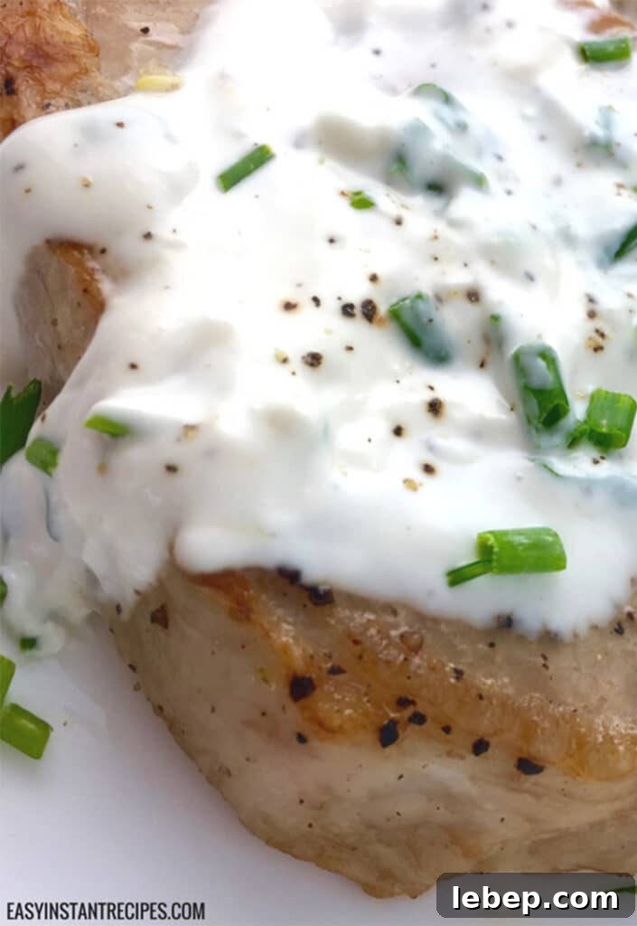 Instant Pot Pork Chops in Creamy Chive Sauce 3 img 331 2