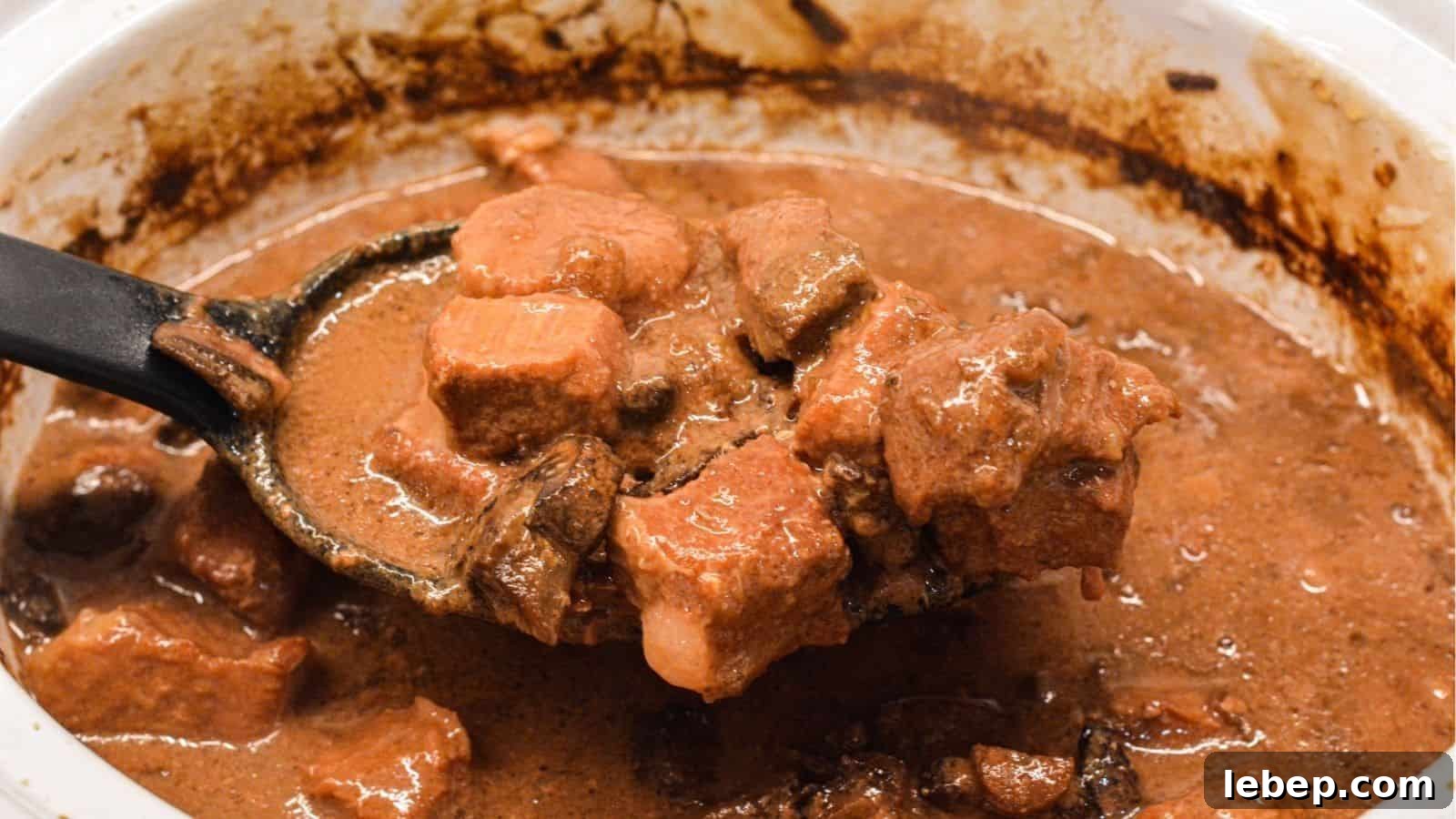 Crock Pot Beef Tips With Mushrooms