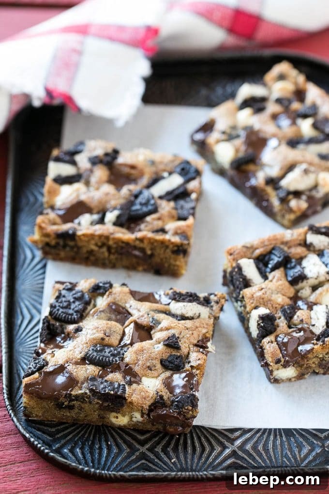 Cookies on a sheet pan.