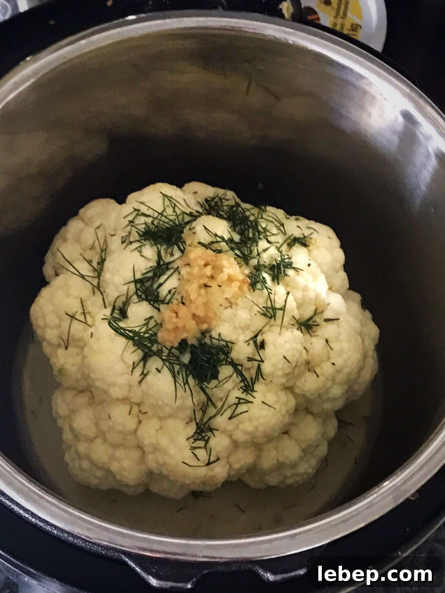 Creamy Garlic and Dill Mashed Cauliflower (Instant Pot) 2 img 367 2