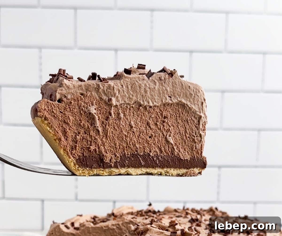 12 Romantic Valentine's Day Desserts to Impress Your Loved One 11 No-Bake Chocolate Mousse Pie