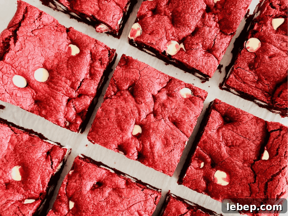 12 Romantic Valentine's Day Desserts to Impress Your Loved One 10 Red Velvet Brownies with Cake Mix