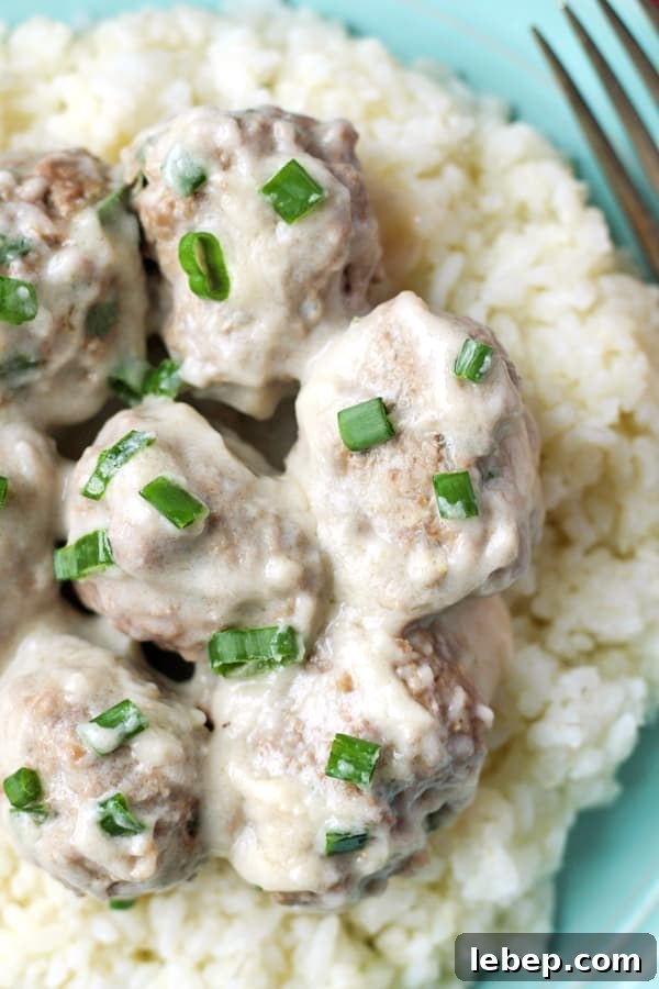 Paleo Whole30 Meatballs in Creamy Garlic Sauce 4 img 4219 3