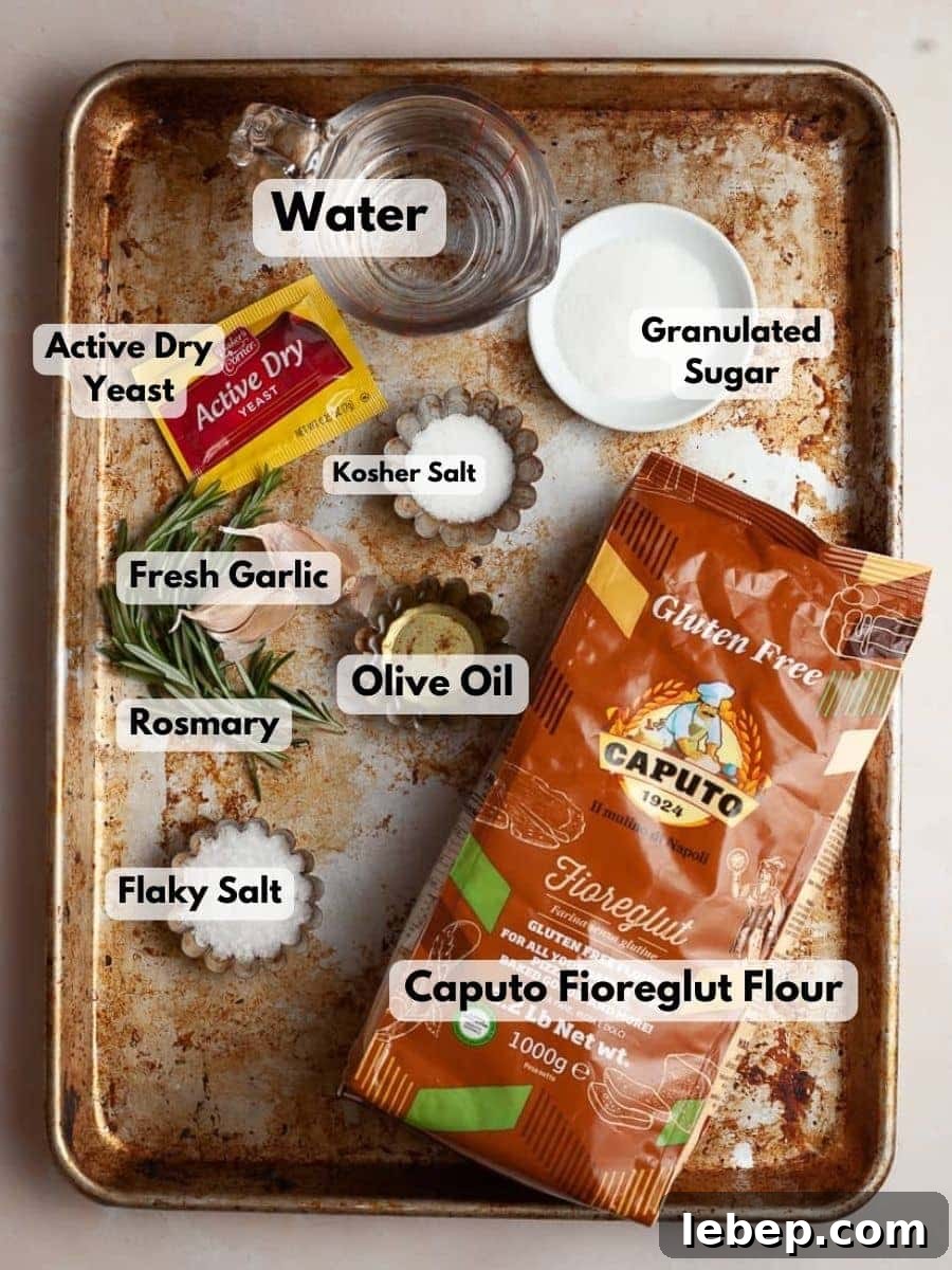 Gluten-Free No-Knead Focaccia Recipe: Crispy, Airy Loaf 3 Ingredients to make Gluten Free No Knead Focaccia