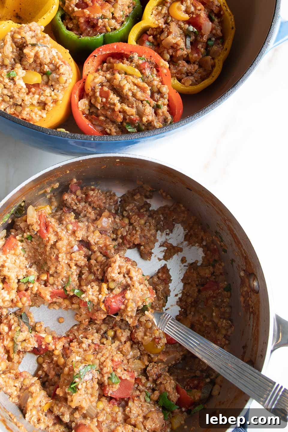 Vegan Lentil-Stuffed Peppers Recipe: Hearty Plant-Based Dinner 12 img 4250 11
