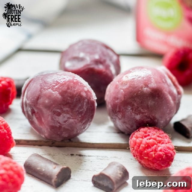 perfectlyfree raspberry chocolate bite