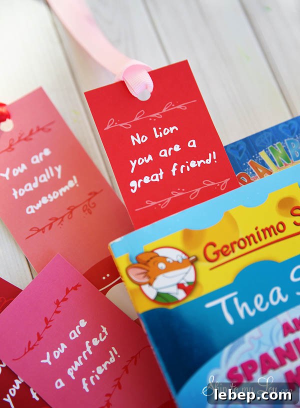 Valentine bookmarks