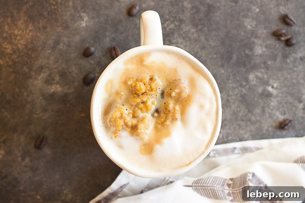 Pumpkin Spice Oatmeal Latte Recipe — Creamy Autumn Coffee Treat 5 This Pumpkin Spice Oatmeal Latte is just what you need on a cozy fall morning. Your favorite things in one mug... pumpkin, oats, espresso and steamed milk! Grab a spoon.