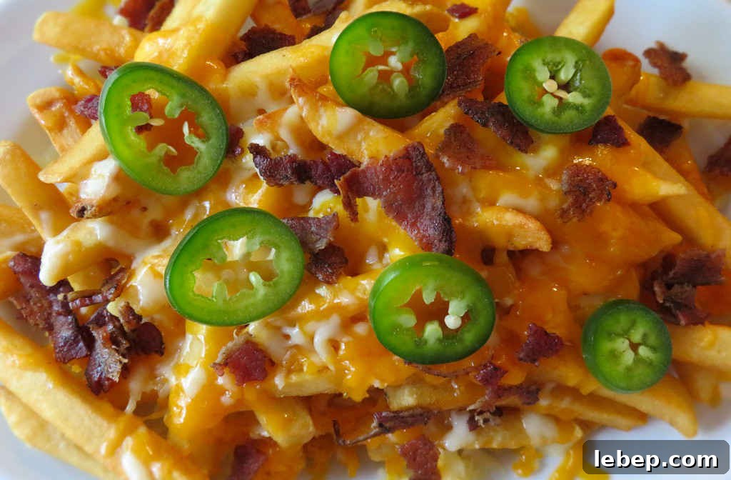 Spicy Bacon and Cheese Fries Recipe for Game Day Snacks 2 Spicy Bacon Cheese Fries