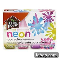 Neon food coloring kit