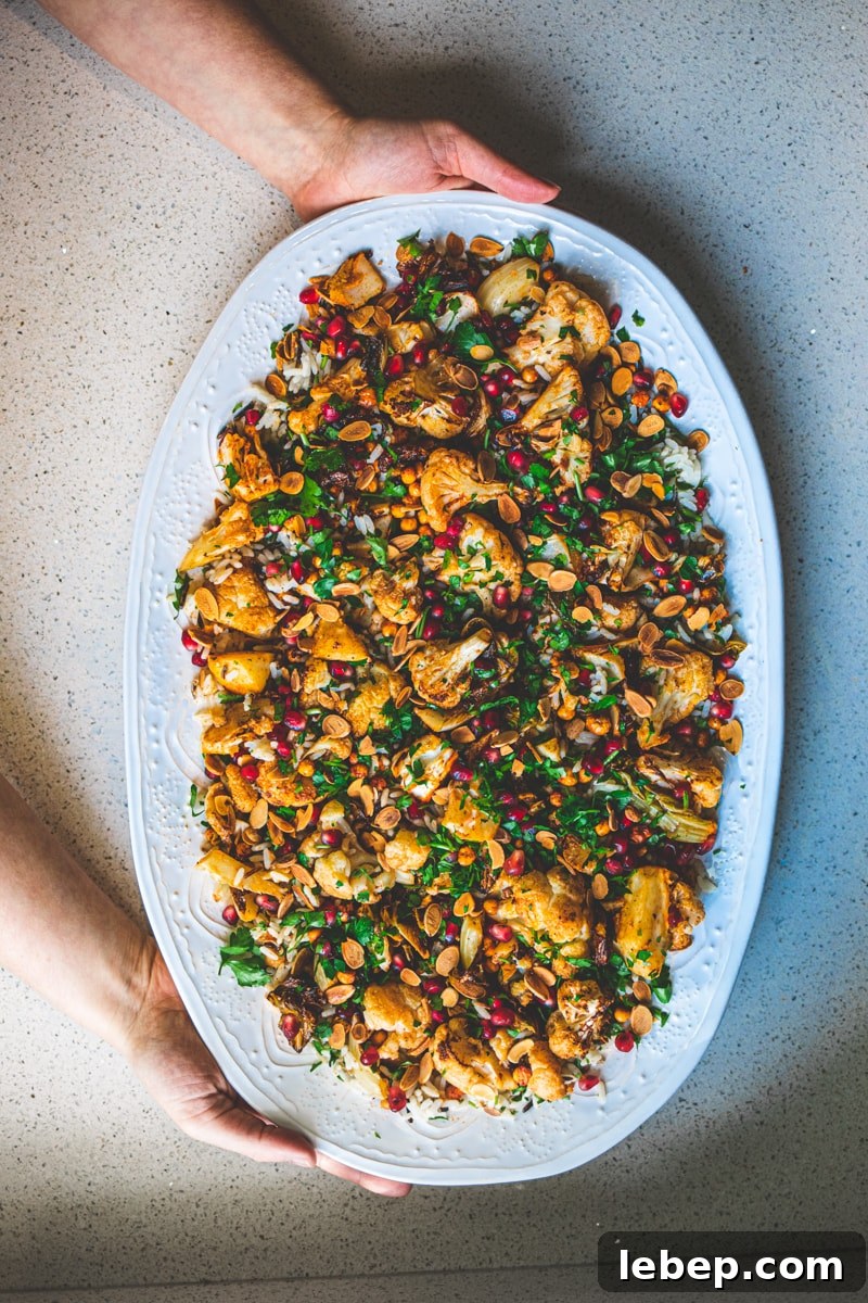 Harissa Roasted Cauliflower Salad with Tahini Dressing 2 Vegan Harissa Roasted Cauliflower Salad - Georgie Eats