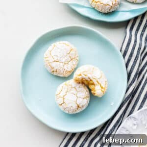 Orange Almond Amaretti Cookies Recipe — Zesty, Chewy Biscotti-Style Treats 16 A plate of amaretti cookies.