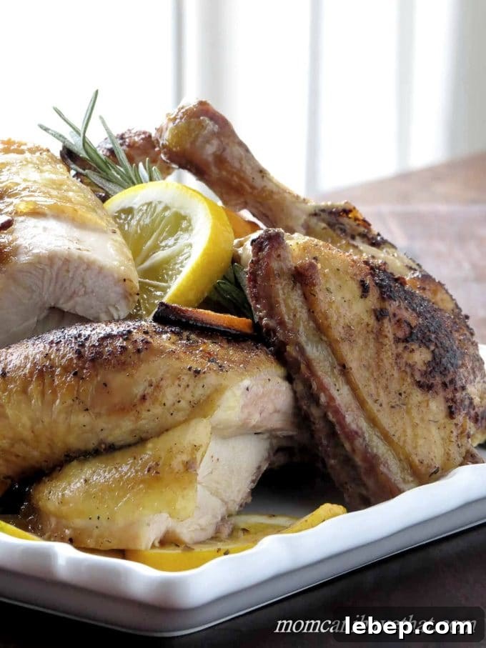 Roasting a Half Chicken | lowcarbmaven.com