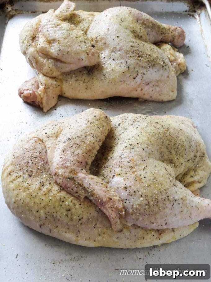 Roasting a Half Chicken | lowcarbmaven.com