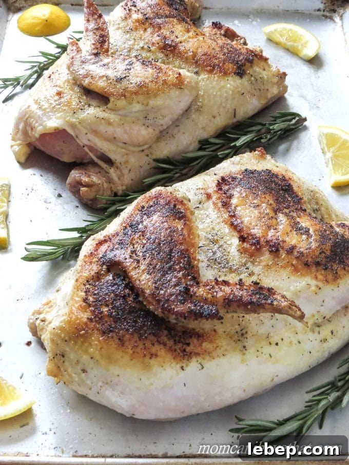 Roasting a Half Chicken | lowcarbmaven.com