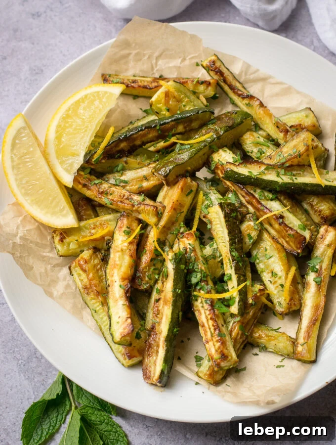 roasted courgettes