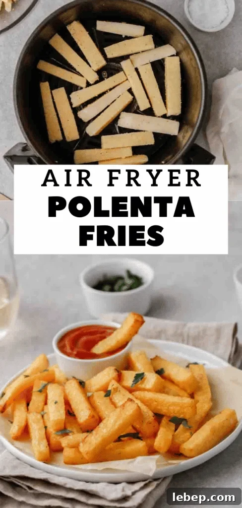 Vegan polenta fries