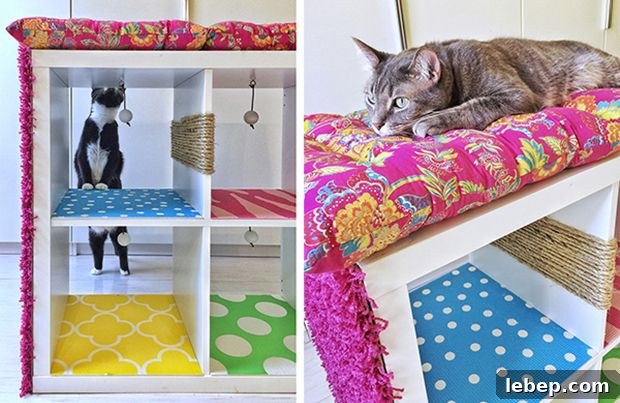 20 Clever IKEA Hacks to Delight Your Cat 19 cat gym