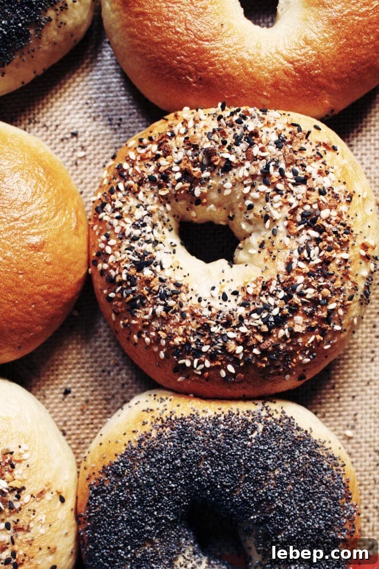 Authentic New York Bagel Recipe: Crispy Outside, Chewy Inside 4 Homemade New York-Style Bagels