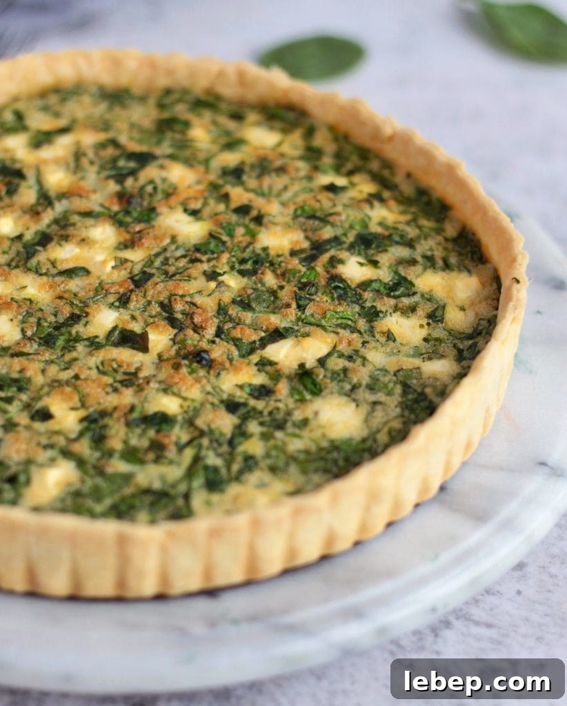 Close up on the Quiche Pastry