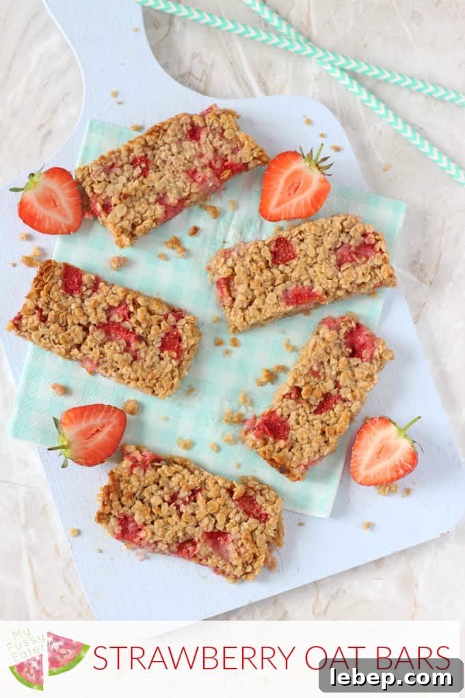 strawberry oat bars