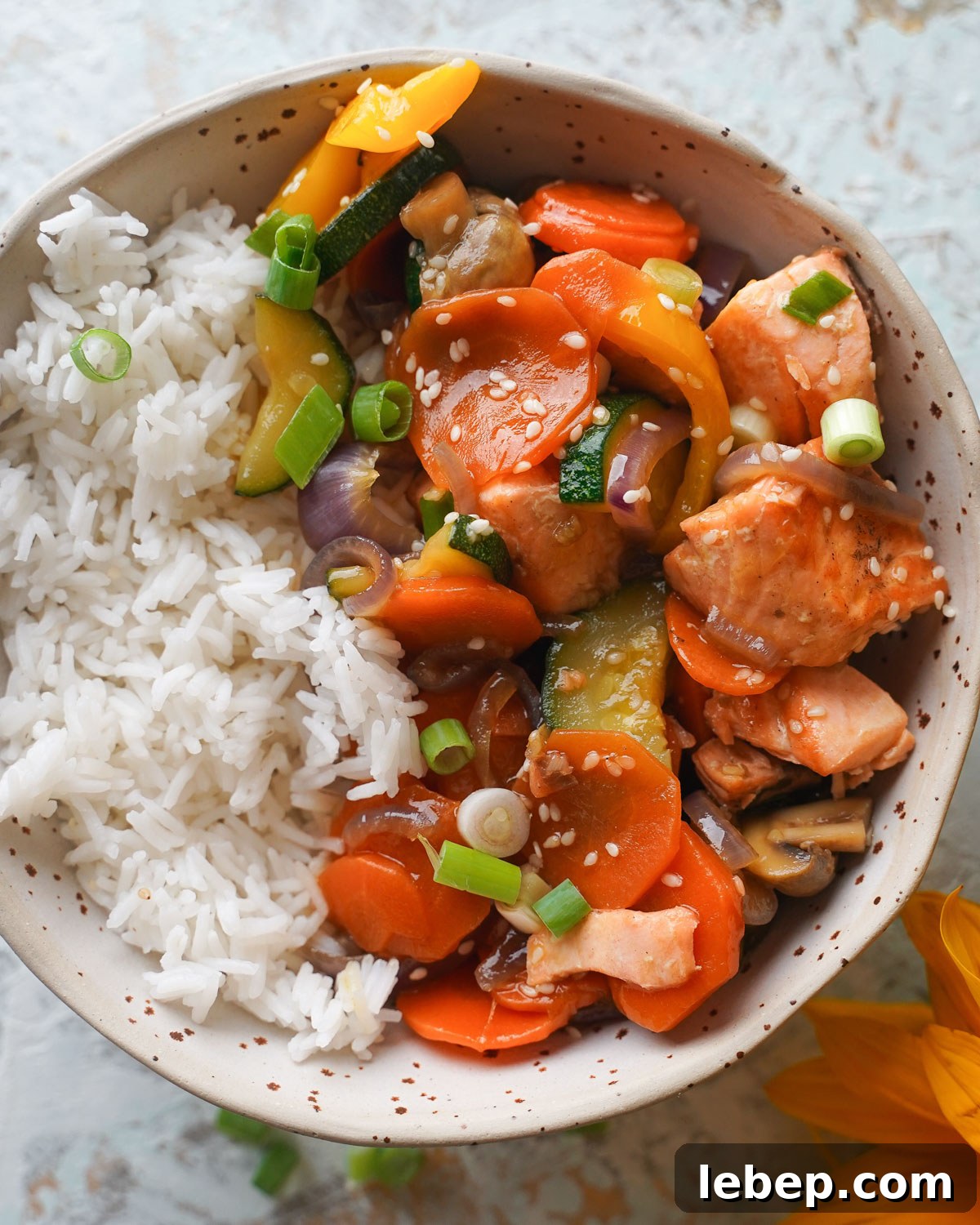 Easy Salmon Stir Fry